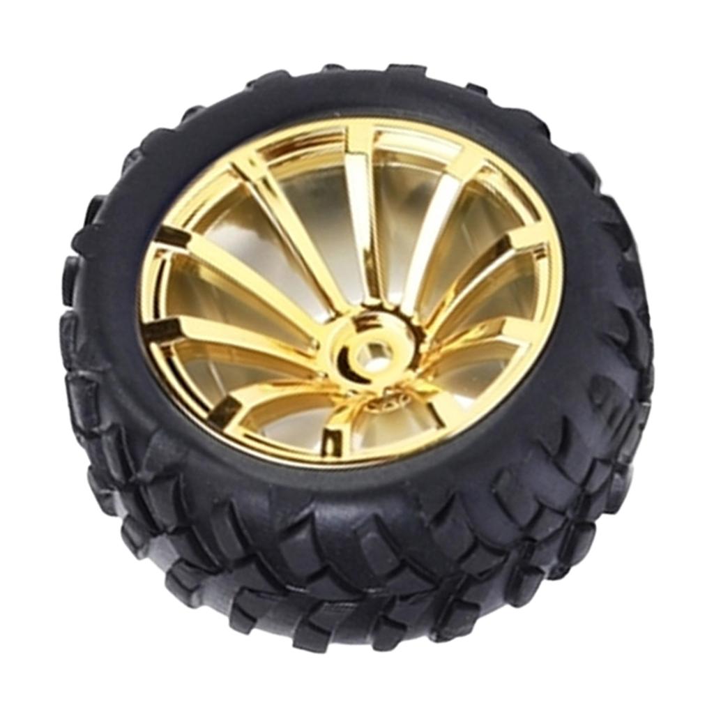 Robot tire gear motor wheel smart small wheel 72MM tire Golden