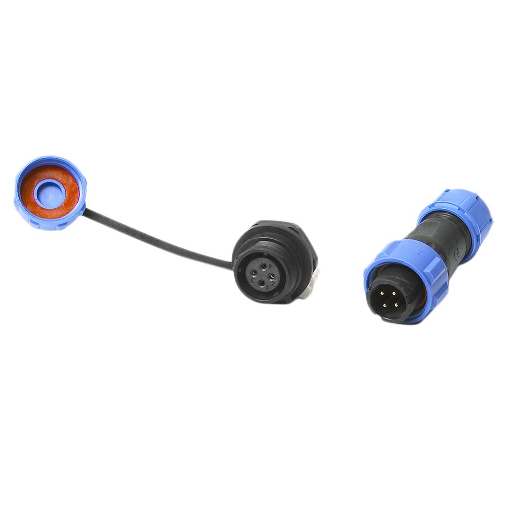 SP13 Series IP68 Waterproof Inline Cable Coupler Plug /& Socket Connector Pair