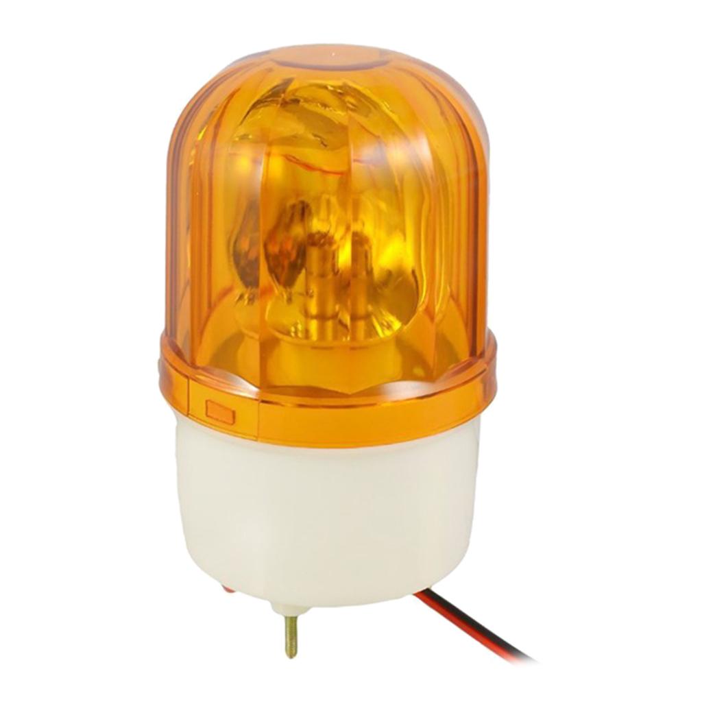 LED Warning Light Rotating Beacon Emergency Warning Lighting 110db yellow