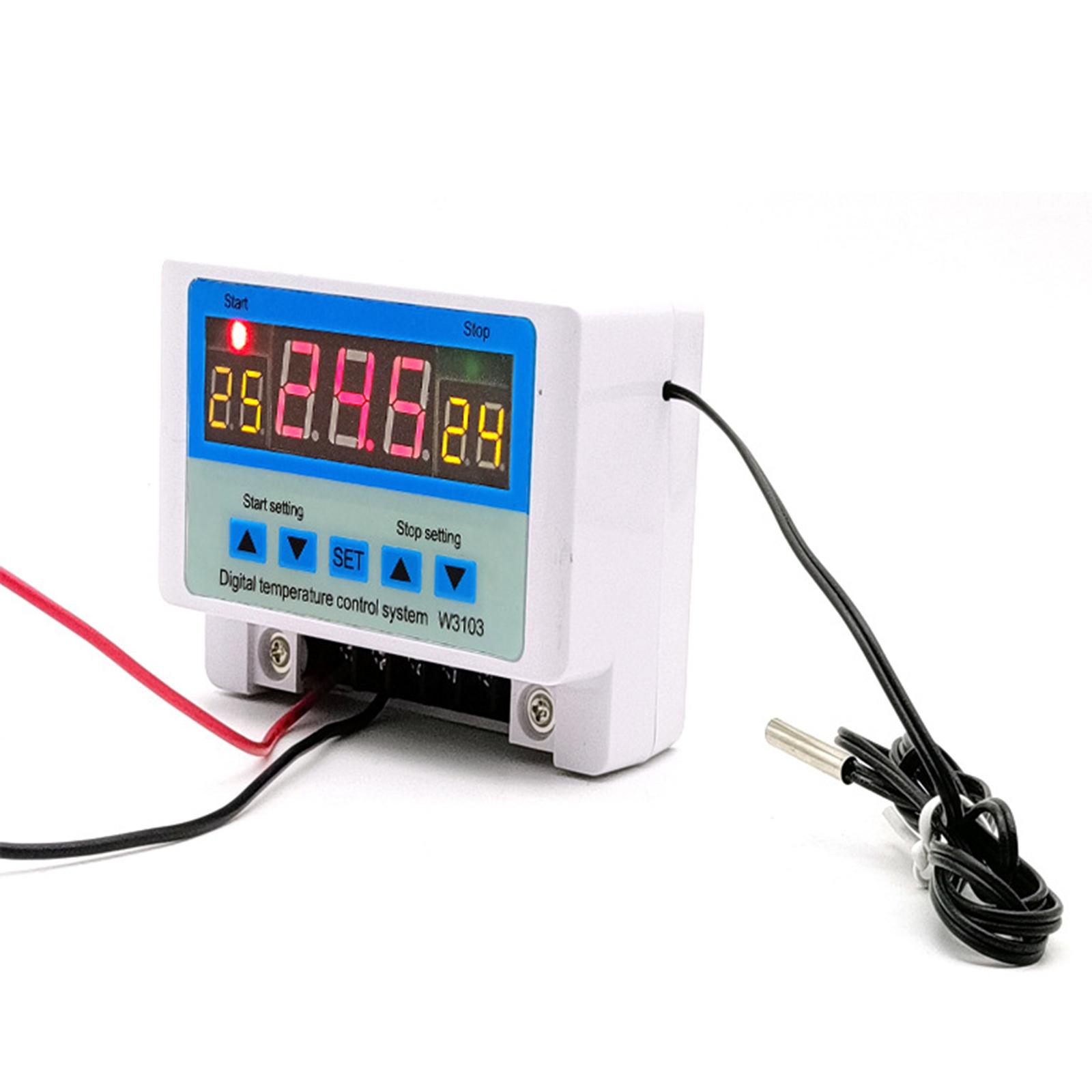 Digital Thermostat Thermostat Switch for Temperature Control Protection 300Walt 12V 