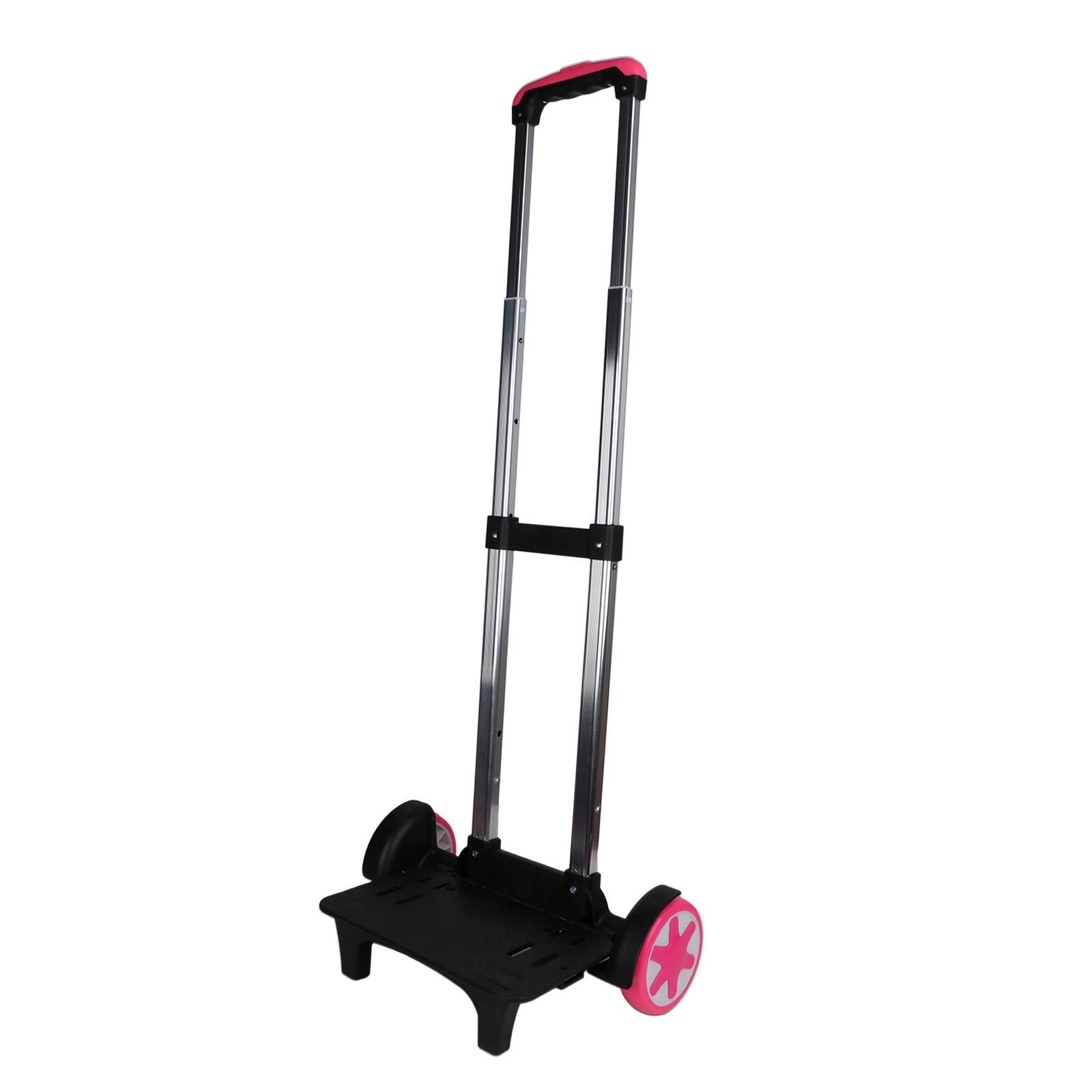 Backpack Trolley Black Lightweight Luggage Cart