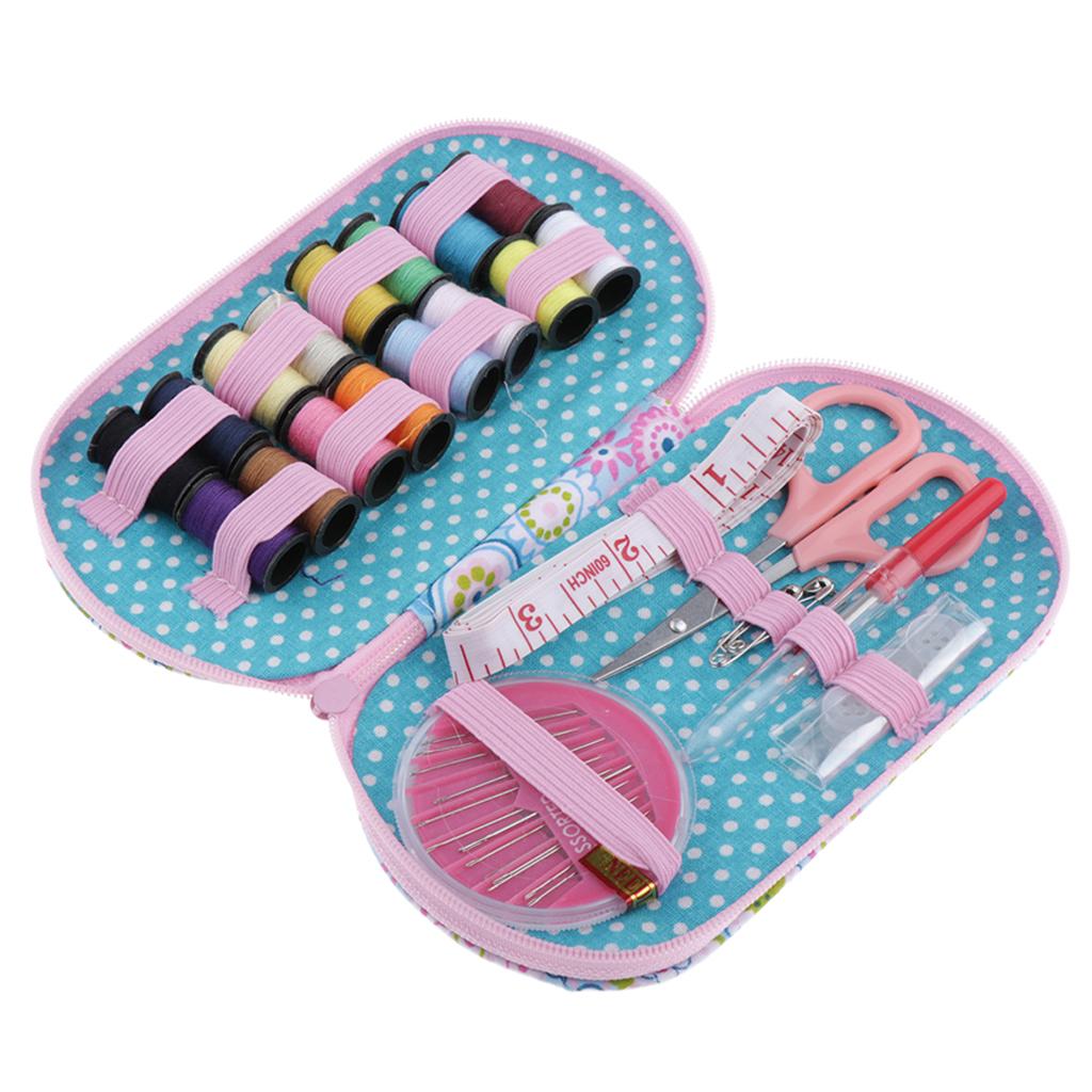 Needle and Thread Sewing Kit Set - 16 Colors Threads Needles Scissor