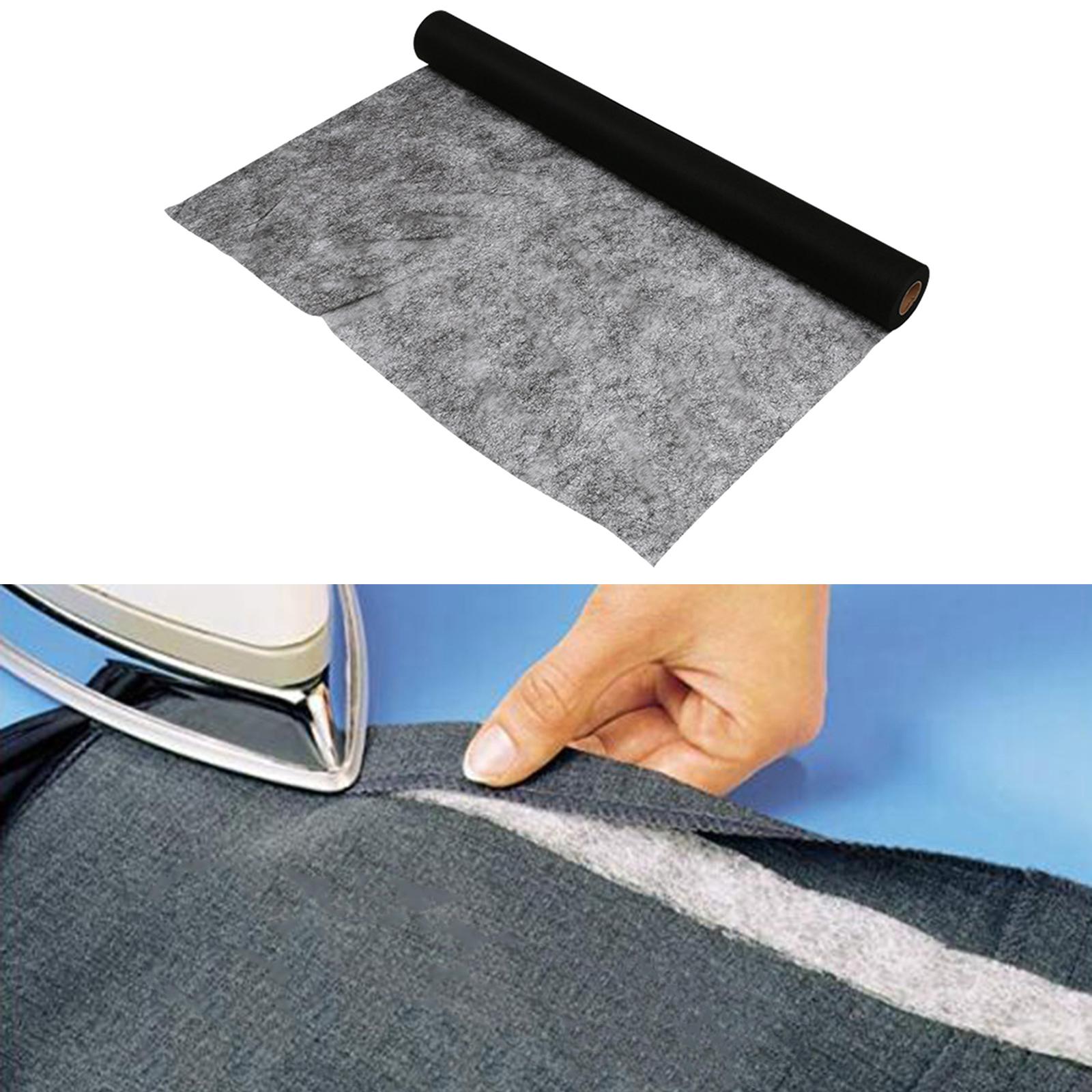 Adhesive Hem Tape Inner Lining Fusible Bonding Web Fabric Craft Making Black