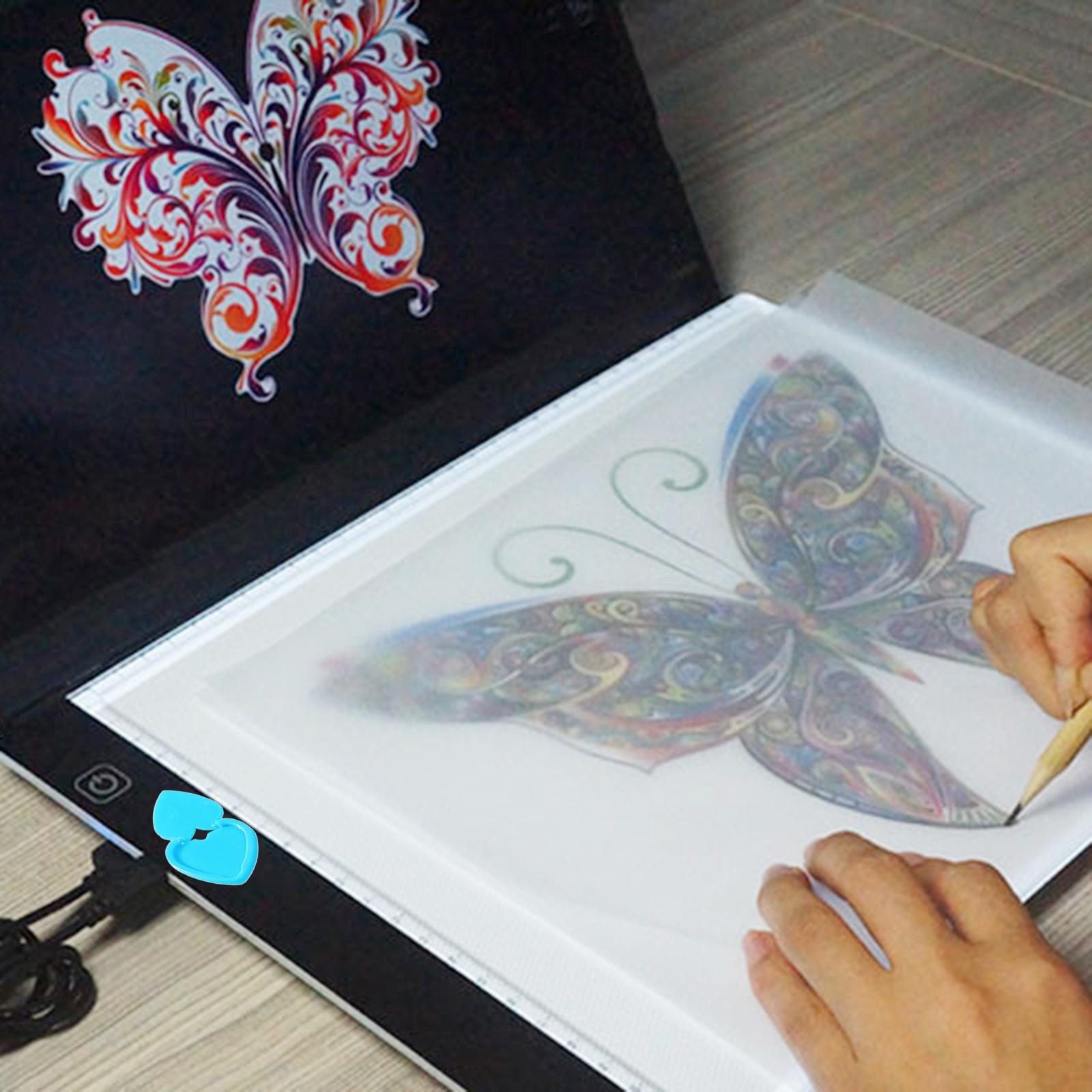 6x2 Pieces Diamond Painting Light Pad Switch Cover Heart Shape Button Guard