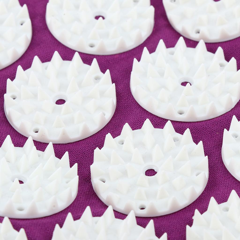 Acupuncture Massage Gloves Back Neck Muscle Trigger Point Massager Purple