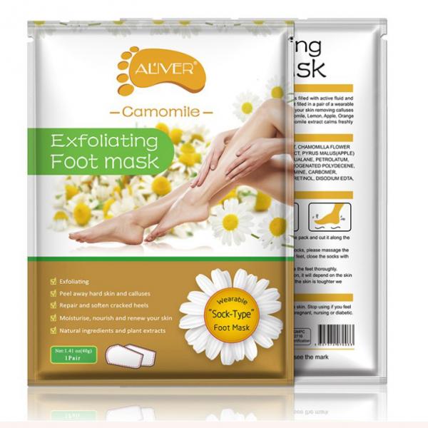 Baby Soft Foot Peeling Mask Socks Exfoliating Callus Dead Skin Chamomile