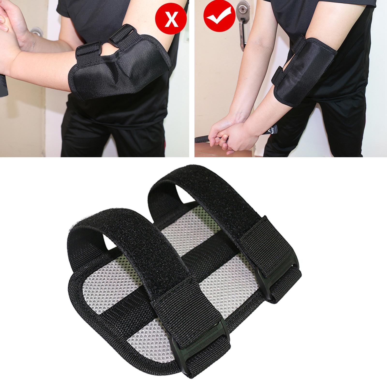 Golf Straight Swing Practice Training Aid Elbow Support Brace Band Trainer