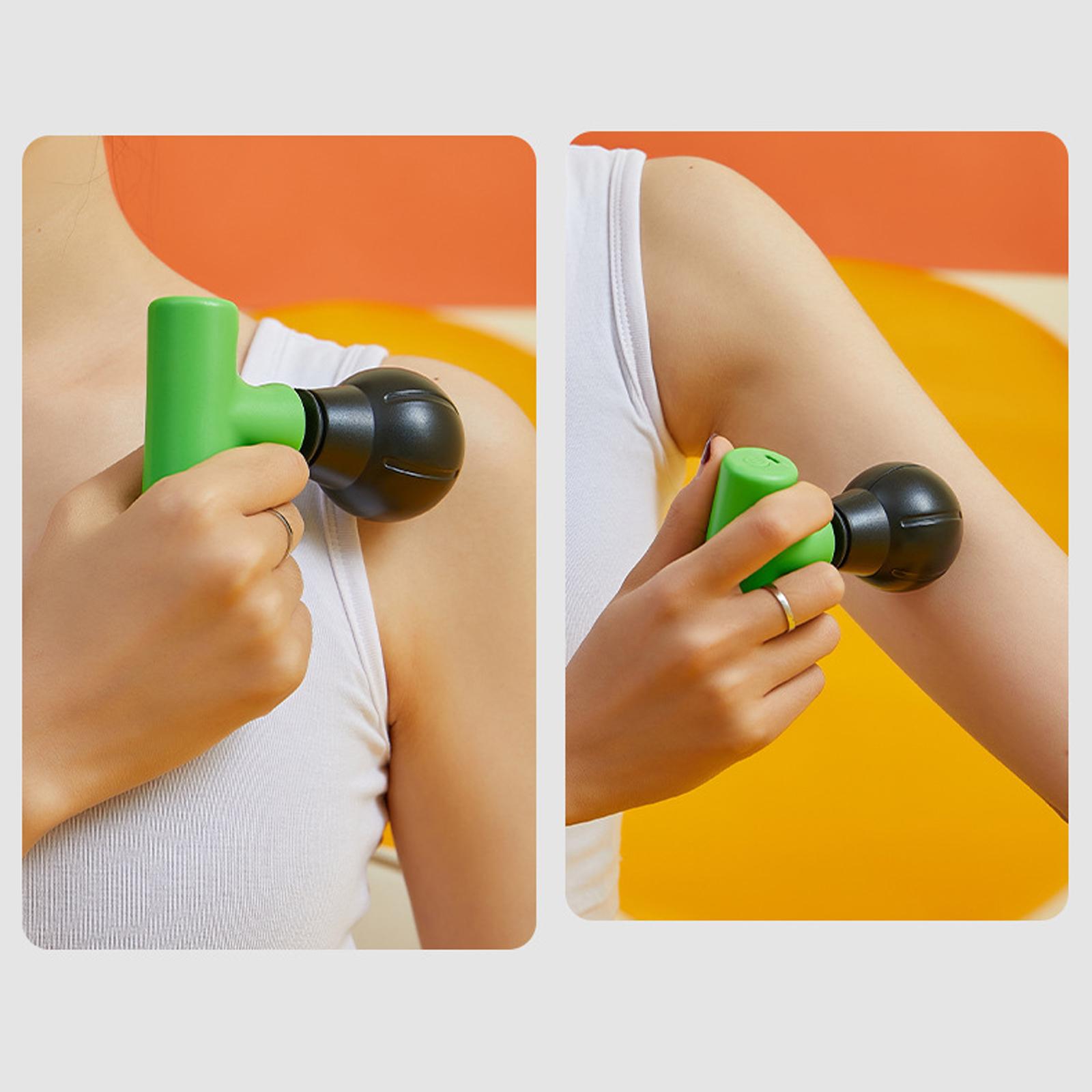 Electric Mini Handheld Massage     Silent Operation Portable Muscle  Pink