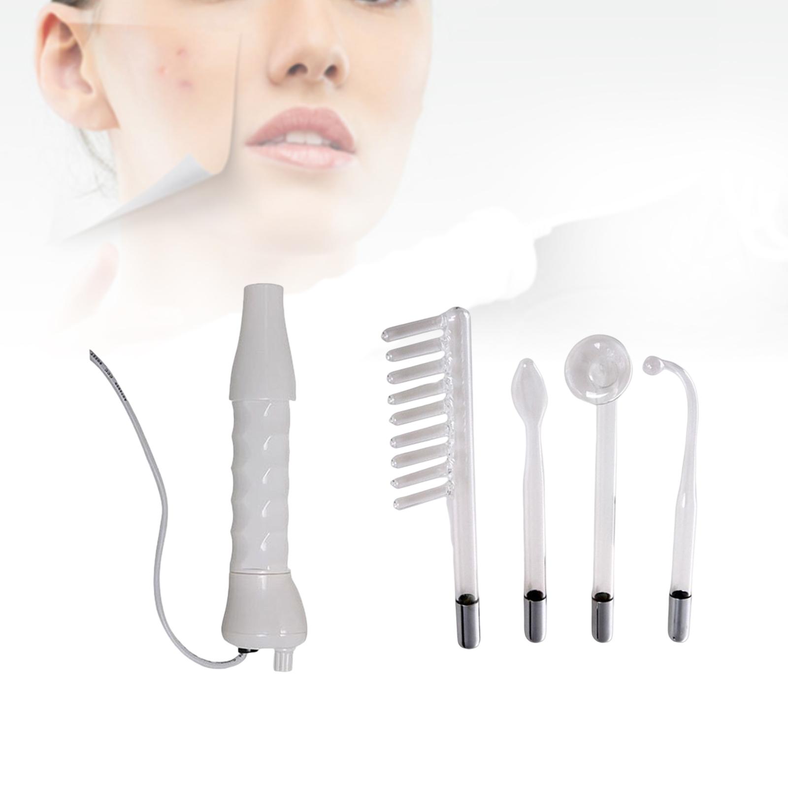 High Frequency Facial Machine with 4 Glass Tubes Wrinkle Reducing