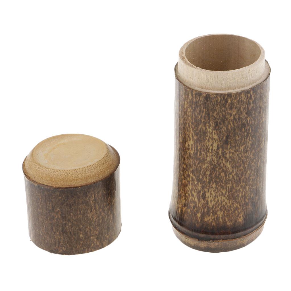 Creative Bamboo Tea Canister Toothpick Holder Home Bar Table Accessories S