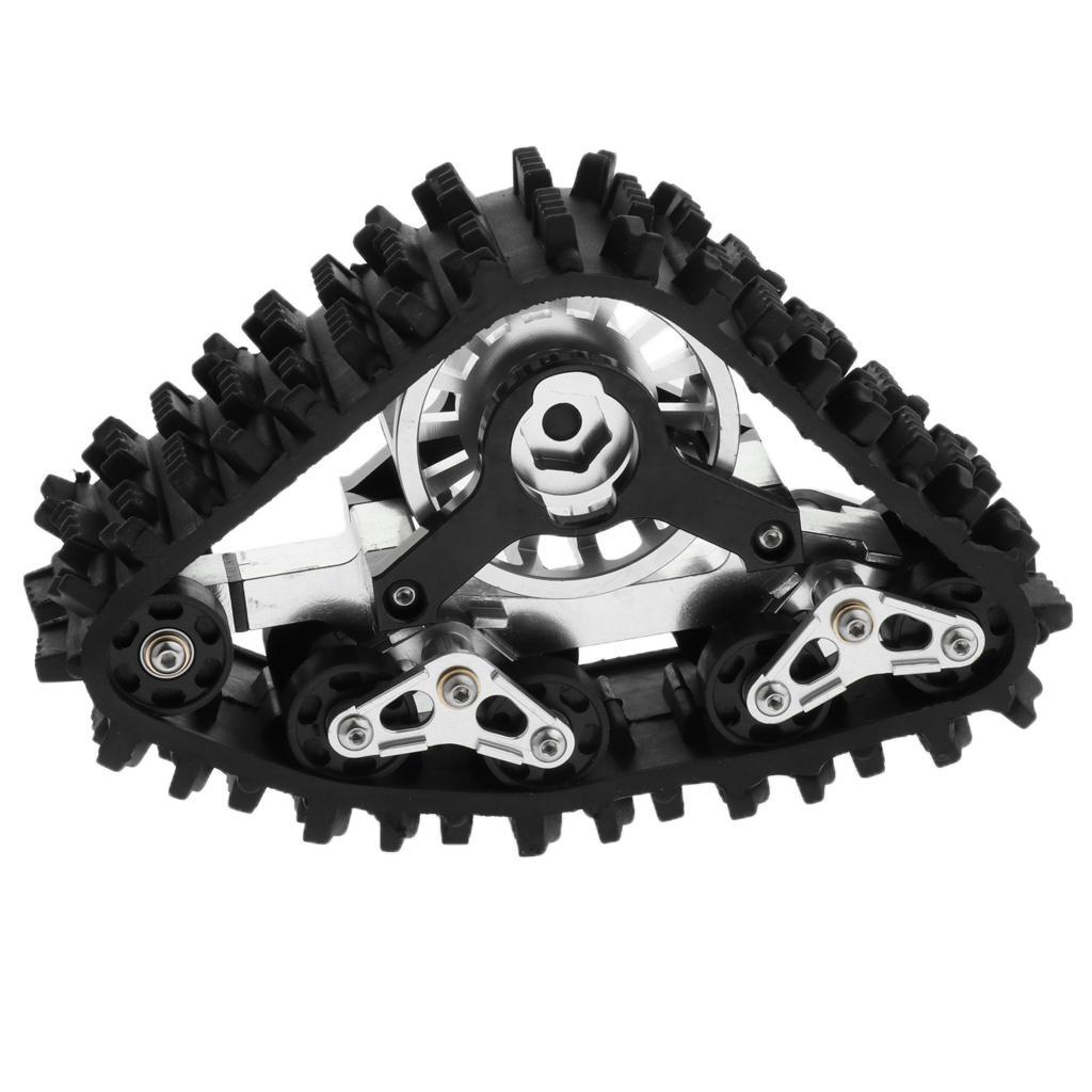 Pista De Metal 1 10 Ruedas Llantas nieve para Axial SCX10 Rc Crawlers Modelo las piezas de hágalo usted mismo Pista De Metal 1 10 Ruedas Llantas nieve para Axial SCX10 Rc Crawlers Modelo las piezas de hágalo usted mismo