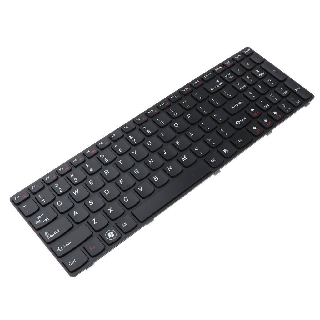 Laptop Keyboard Replacement with Frame for Lenovo Y570/Y570N/Y570i7/Y570D