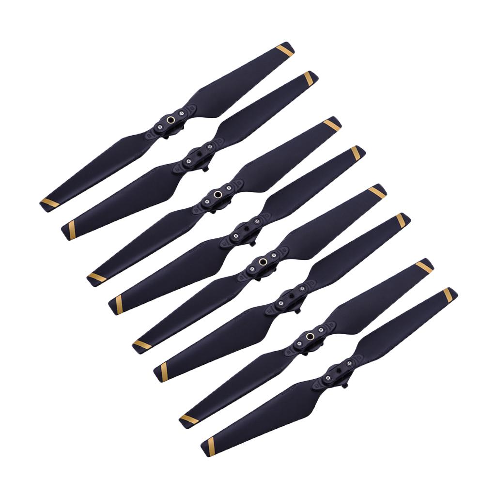 4 Pairs Low-noise Foldable Quick Release Propellers for DJI Mavic Pro Golden