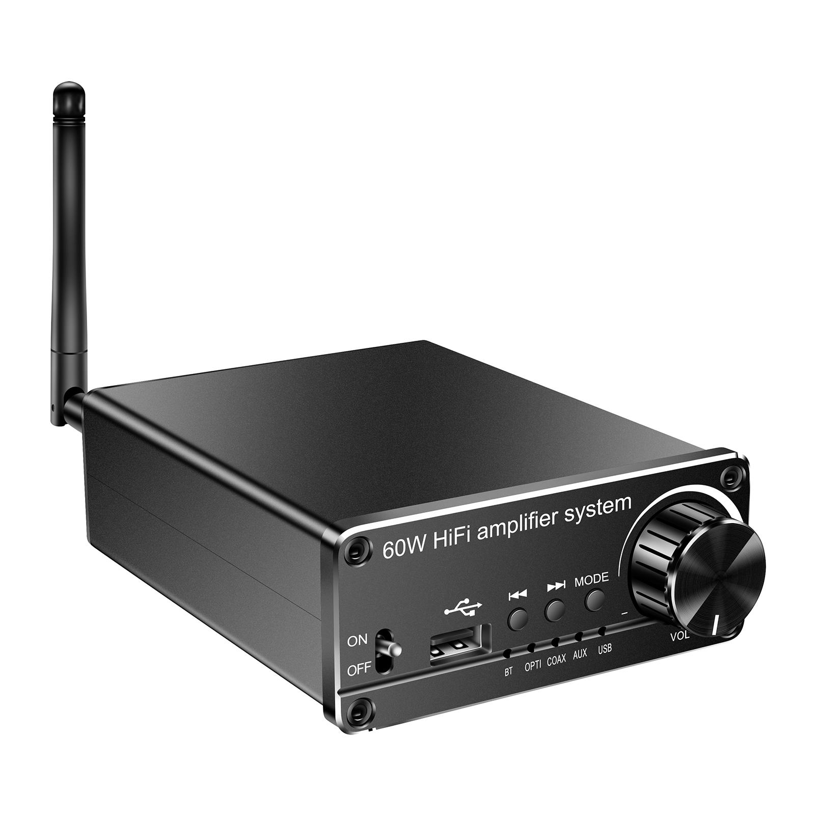 Restaurant Bar Small  Audio Receiver HiFi Amplifier Stereo AMP 19V