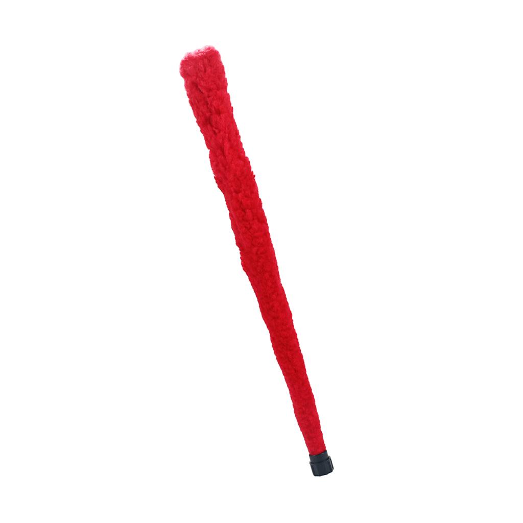 Fiber Saxophone Sax Cleaning Rod Cleaning Brush Red
