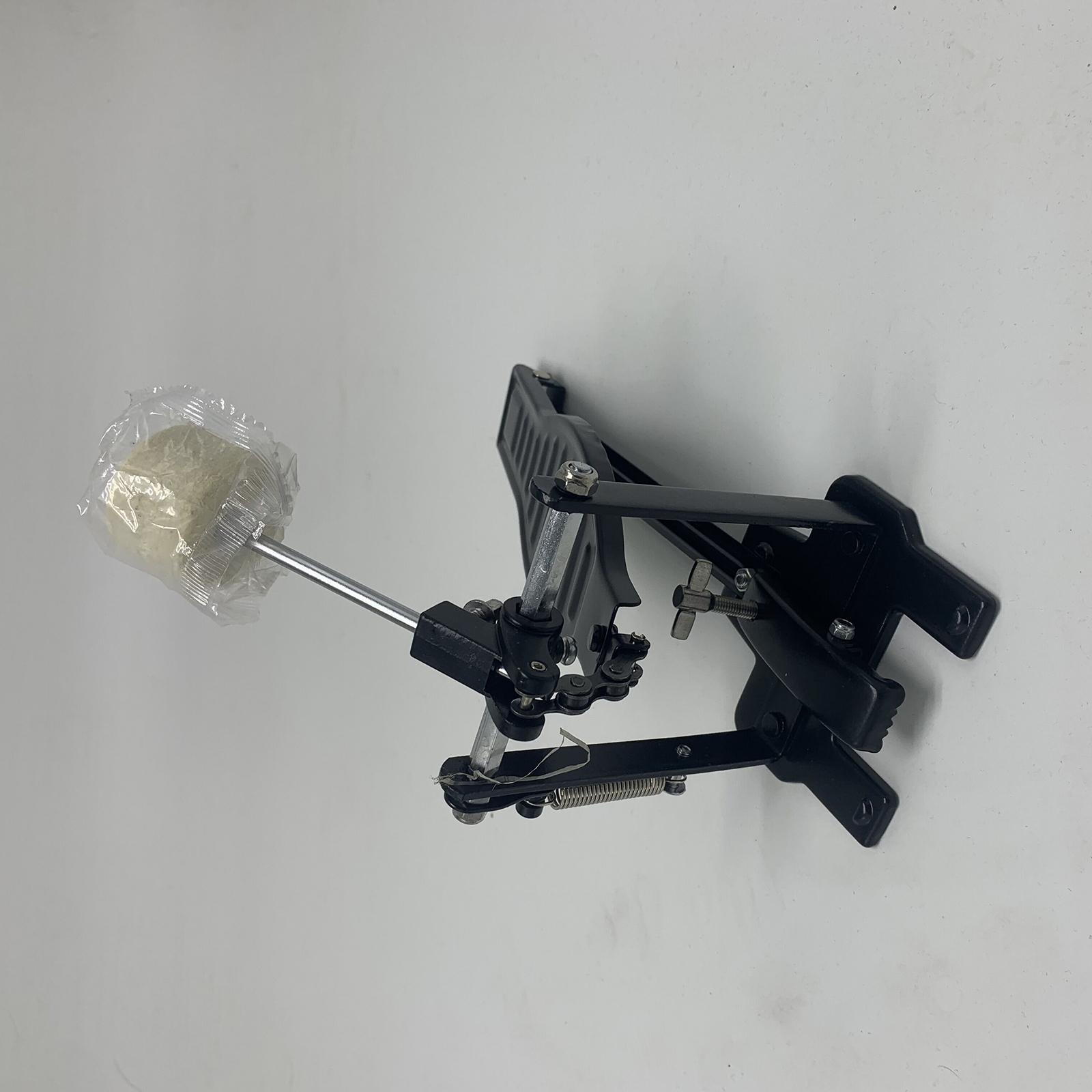 Drum Pedal Beater Tension Spring Single Chain Drive for Children Black
