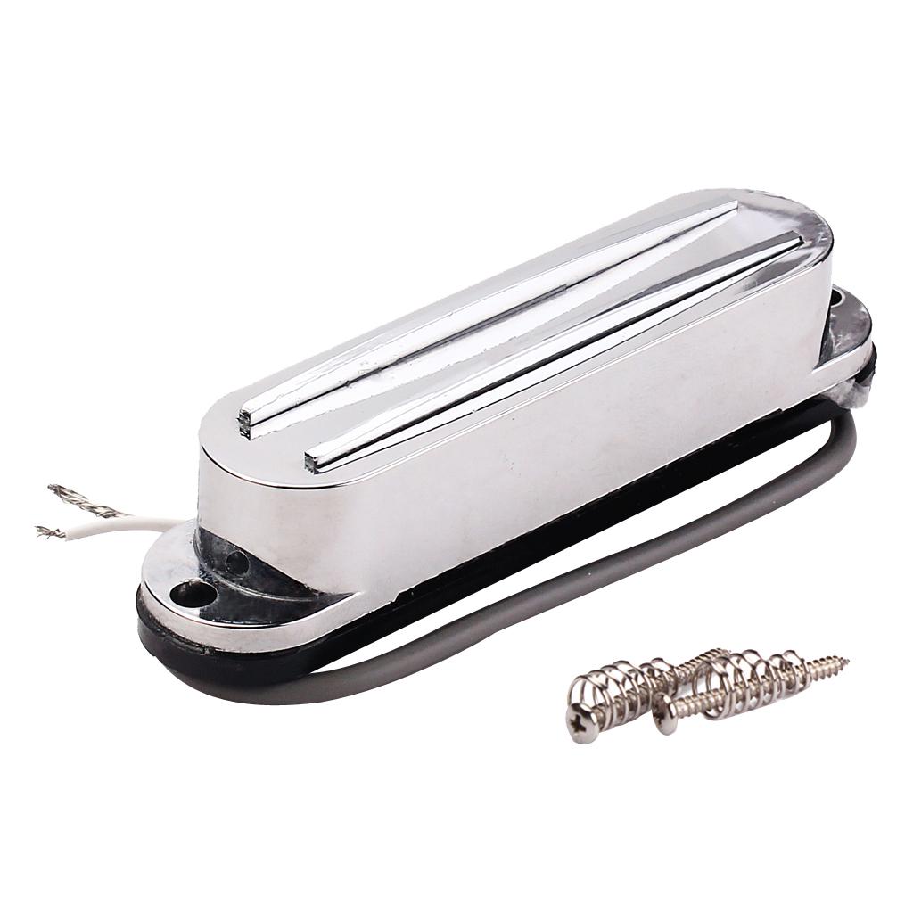 Hot Twin Blade Guitar Pickup Replace Single Coil Chrome Humbucker Rails