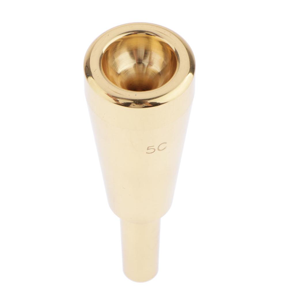 NEW STANDARD BRASS TRUMPET MOUTHPIECE SIZE 5C SILVER / GOLD PLATED eBay