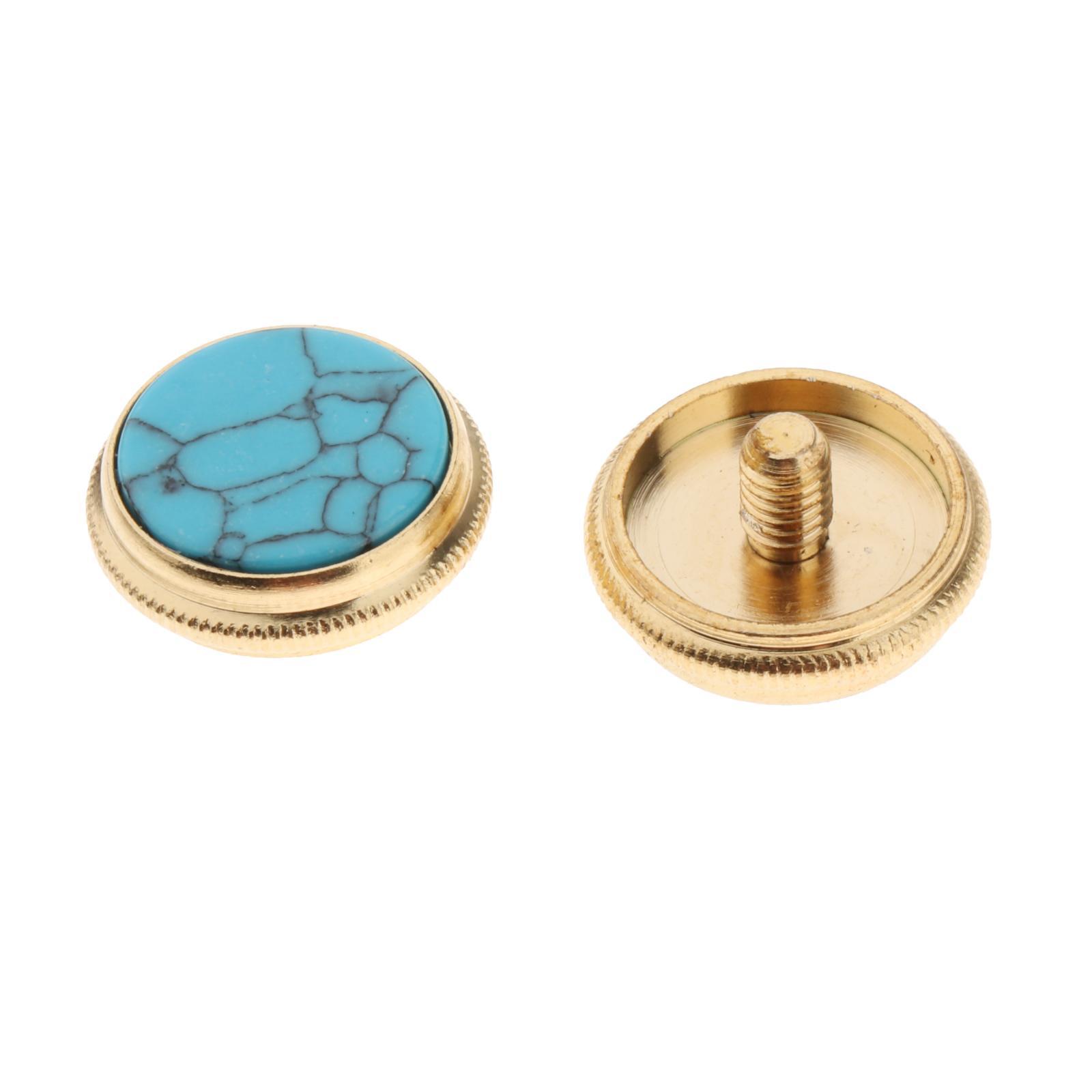 2x3Pcs/Set Trumpet Finger Buttons Trumpet Cap Screws Instrument Parts Style 3