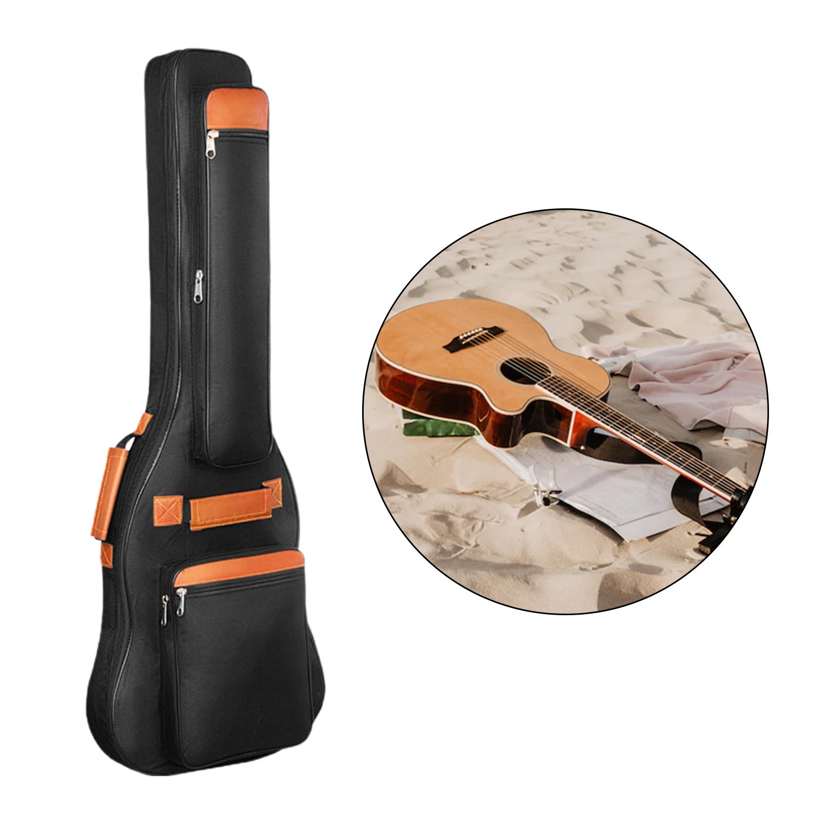 Electric Guitar Bag Backpack Acoustic Guitar Case Oxford Cloth Waterproof Guitar