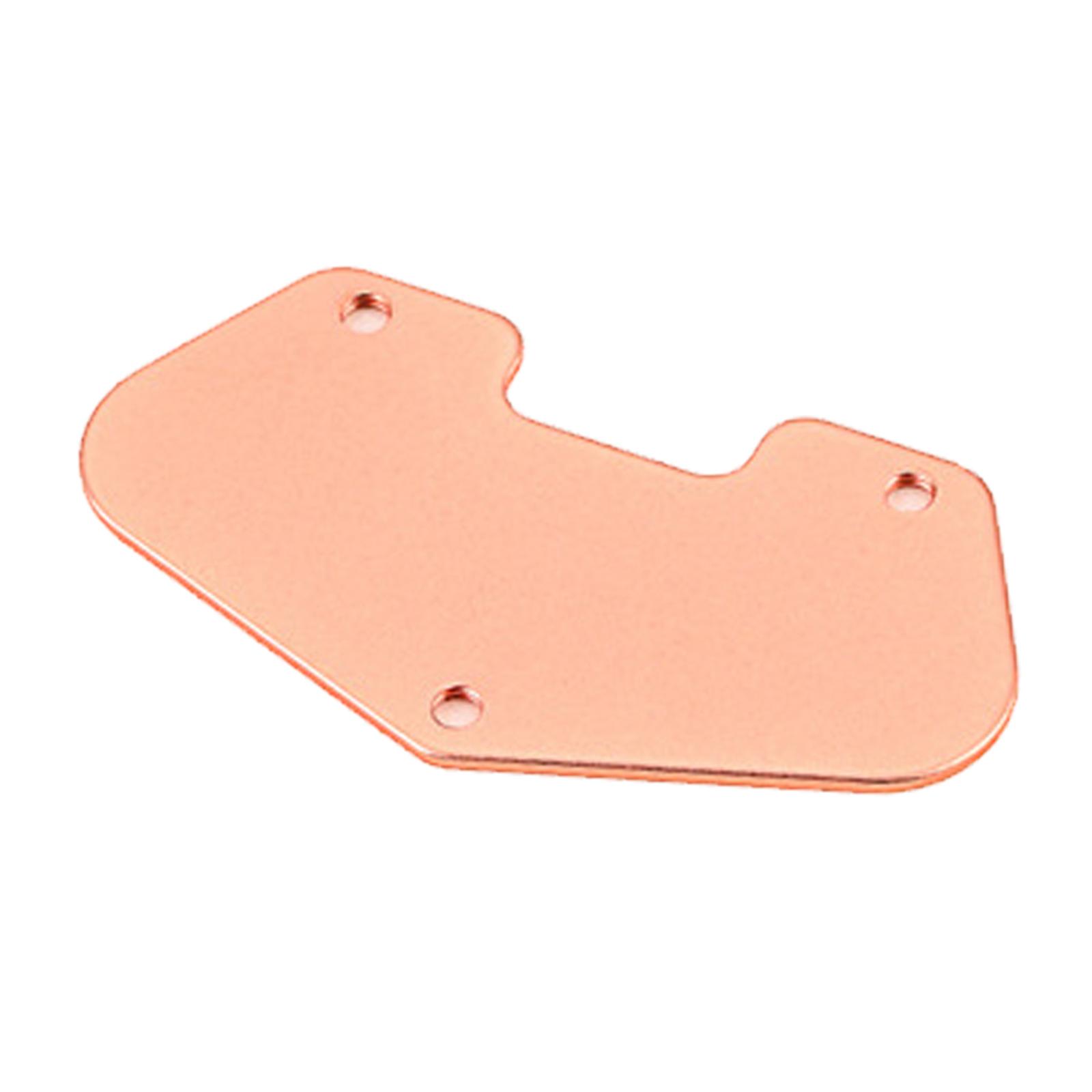 Electric Guitar Pickup Baseplate Durable Red Copper Stable for Guitar Parts