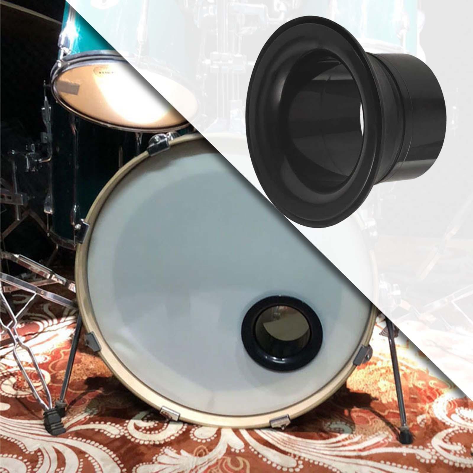 Bass Drum Enhancer Noise Reduction Voice Sound Amplifier Instrument Enhancer Black