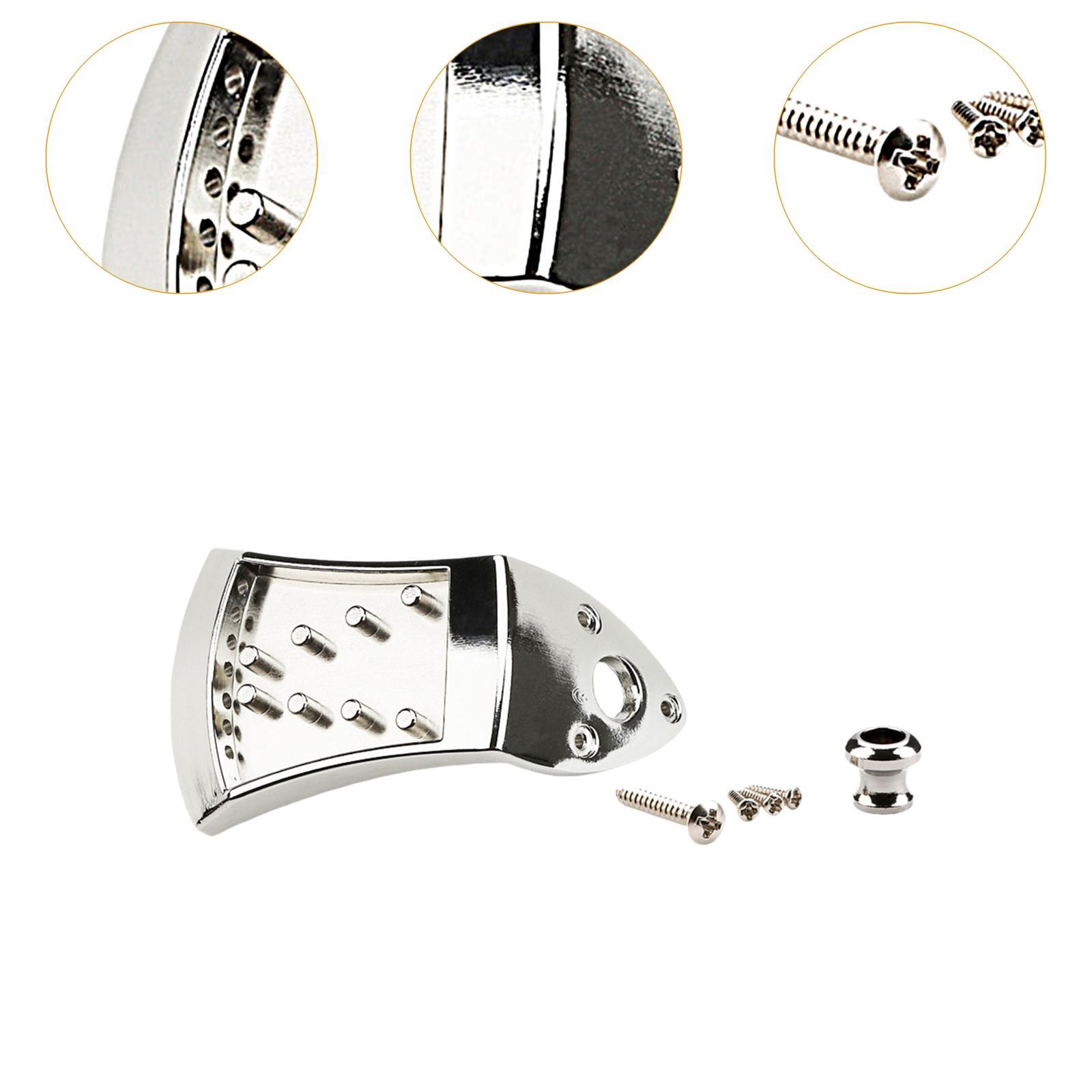 Triangle Mandolin Tailpiece Sturdy Easy Installation with Screws Replacement