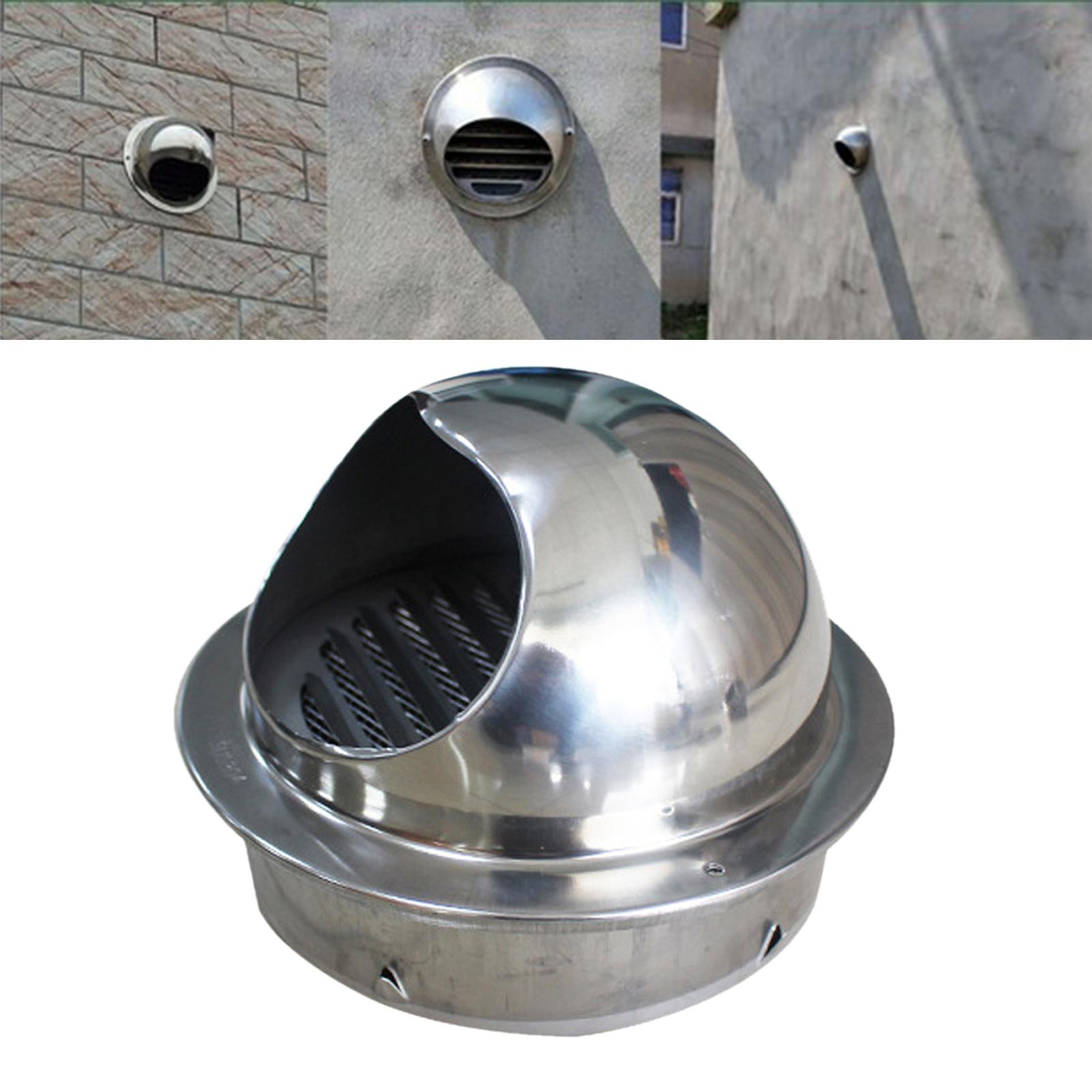 Stainless Ball Air Vent Cover Outlet Exhaust Port Louver, 4'', 6'', 7 ...