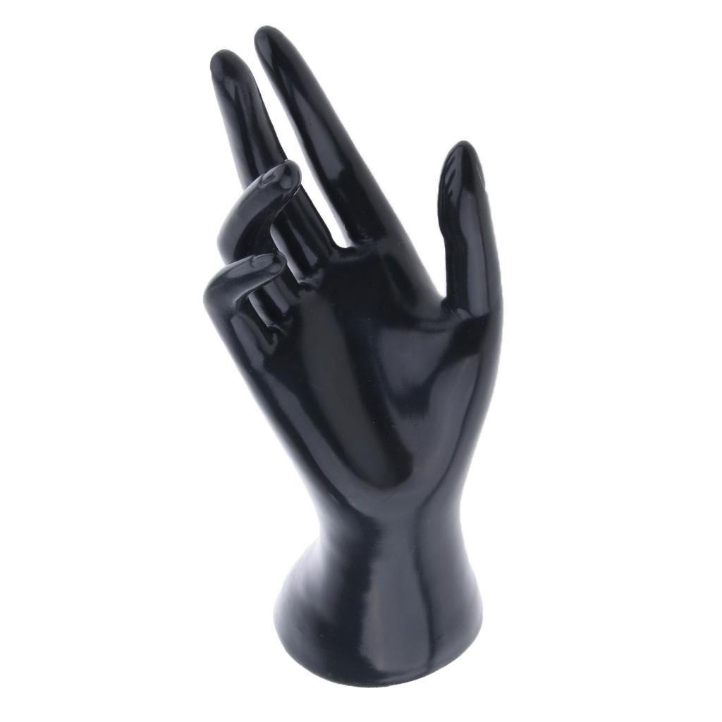 Female Mannequin Hand for Jewelry Bracelet Ring Watch Display Black