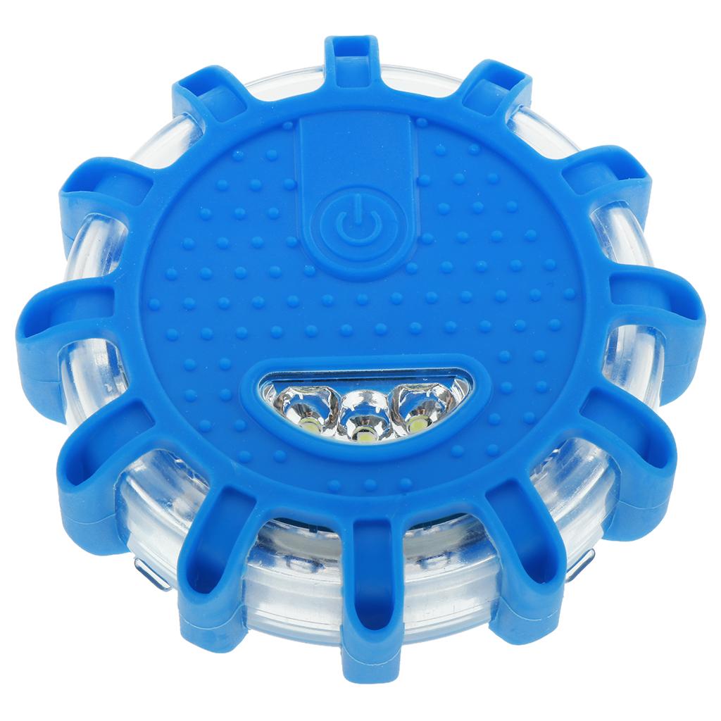 Blue Safety Flare Car Roadside  Beacon Emergency Strobe Flash Warning Light
