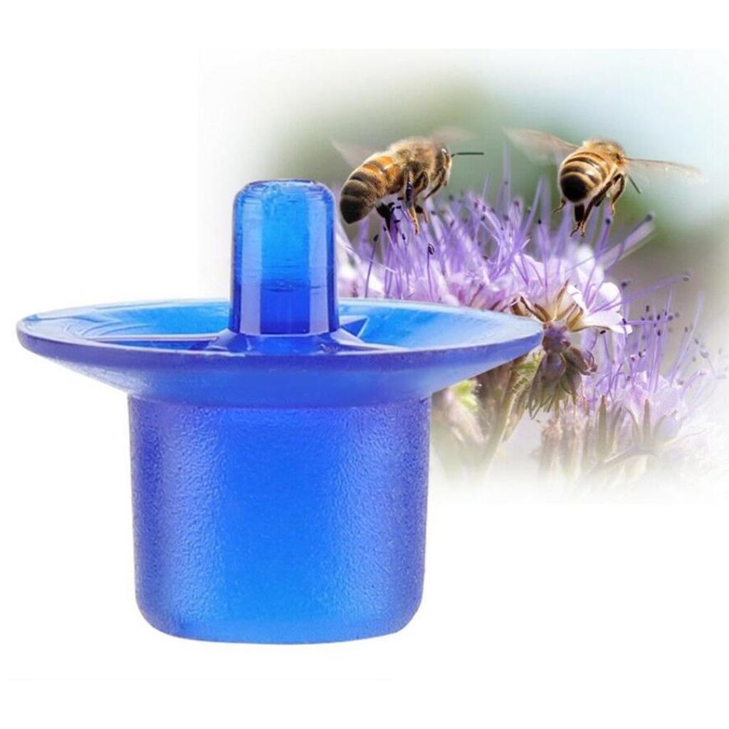 100Piece Beekeeping Raise Rearing Cell Cup Cage Apiculture Tool Plastic Blue