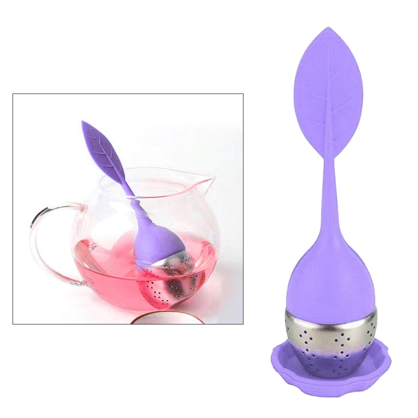 Silicone Tea Strainer Silicone Tea Strainer Silicone Tea Strainer  Purple