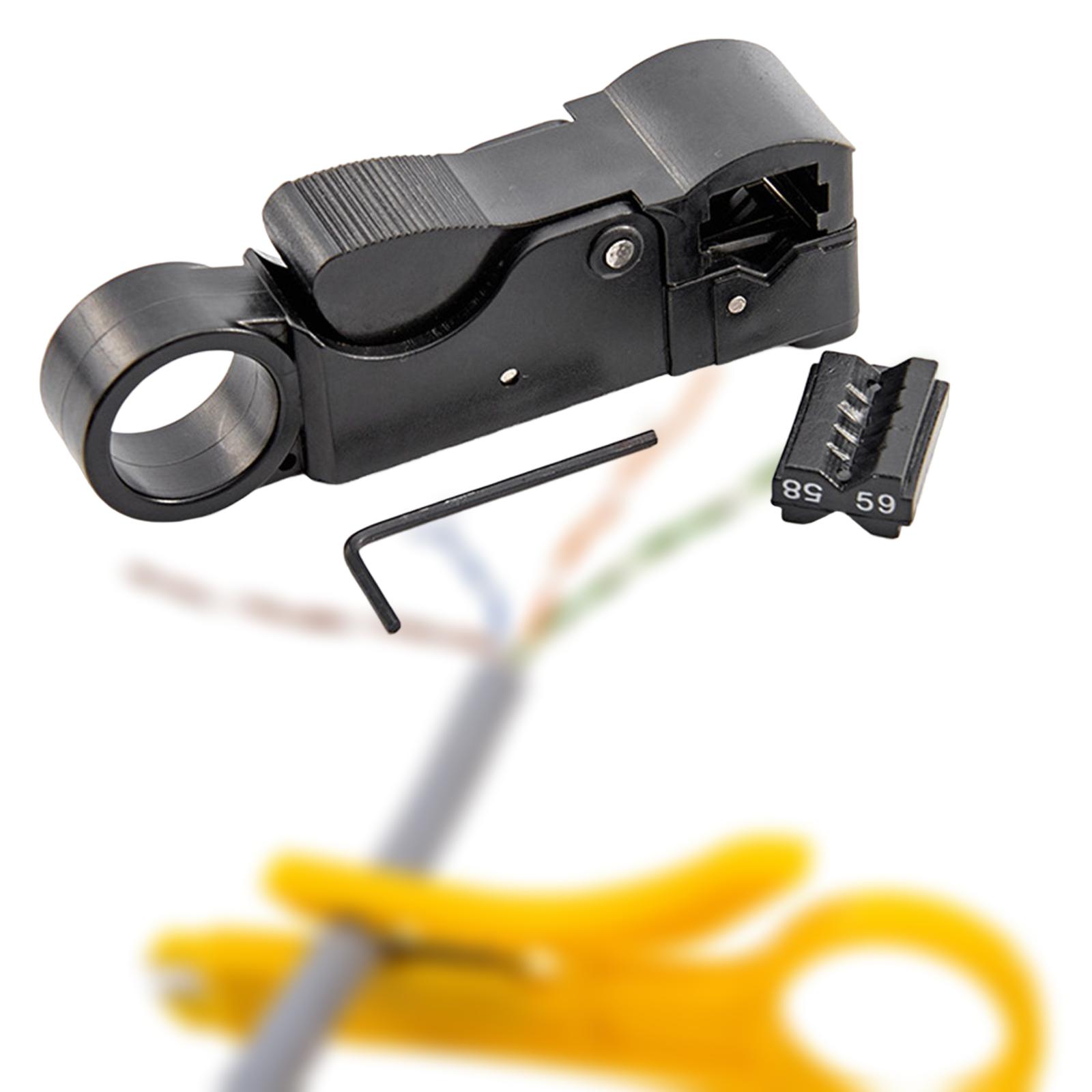 Adjustable Coaxial Cable Stripper Stripping Tool Wire Stripper for RG62 RG4C