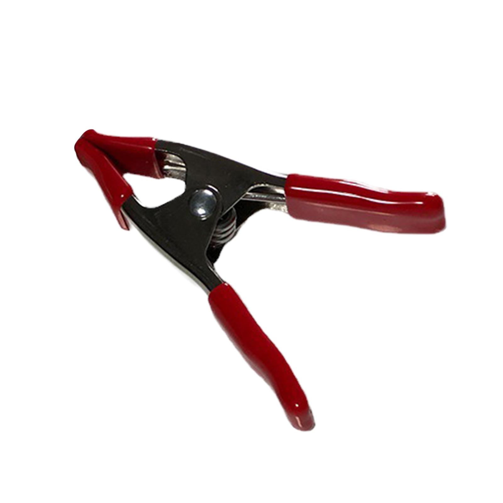 Spring Clamps Comfortable Handle A Shaped Clip for Photography Red