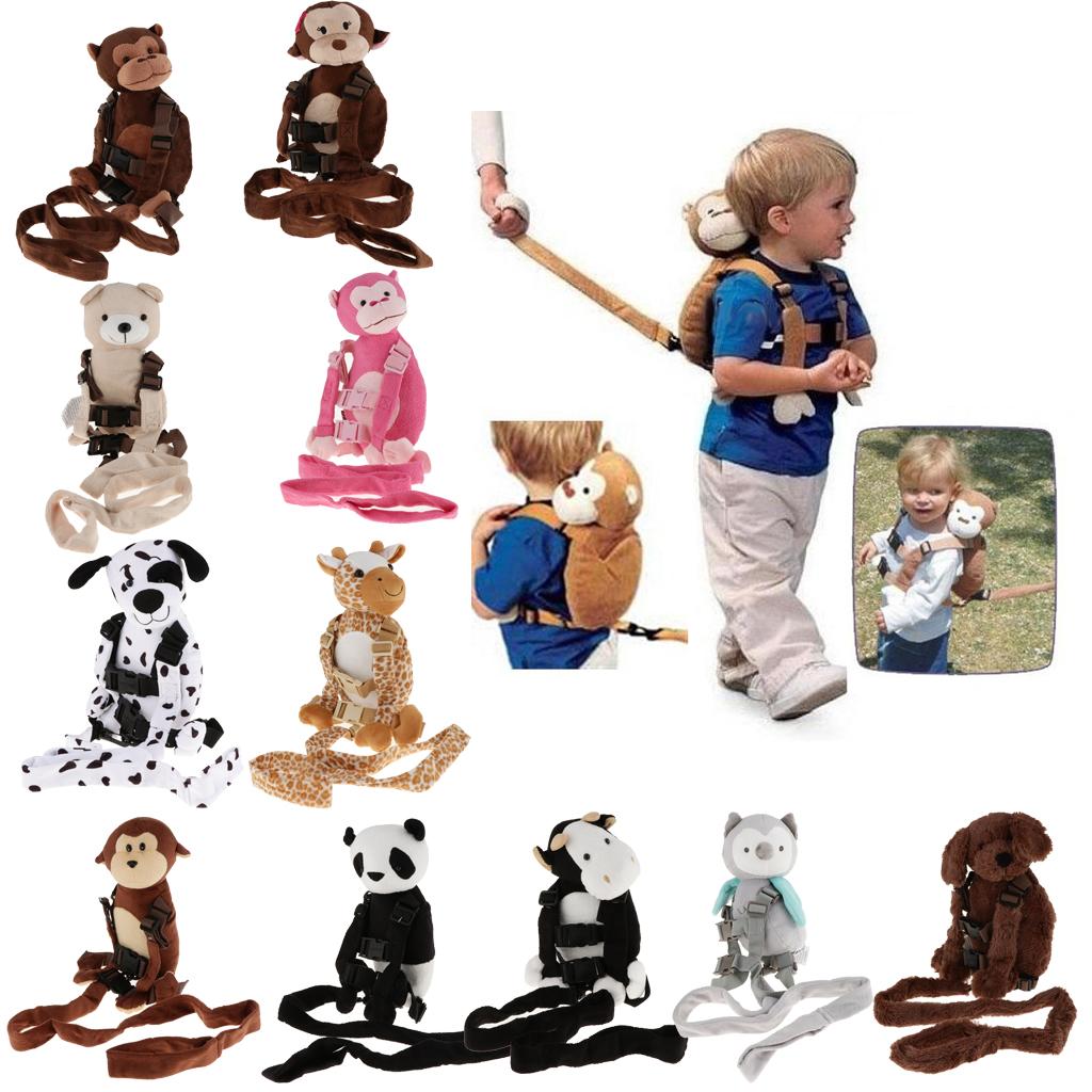 Toddler Kids Baby Cute Owl Walking Safety Harness Strap Bags Backpack With Reins