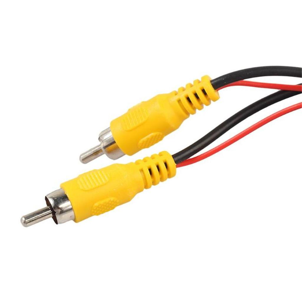 6m Car RCA Video Extension Cable Wire for Rear View Parking Camera IP67