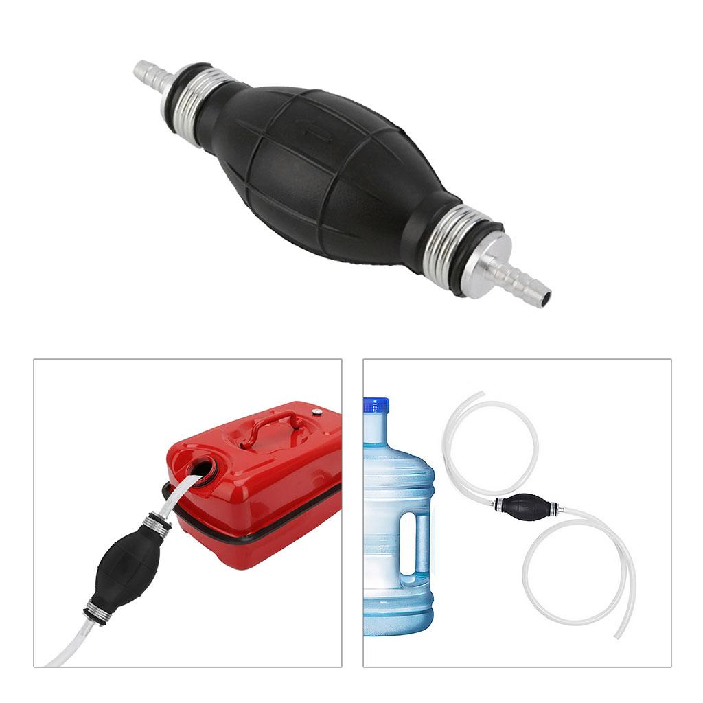 Car Fuel Syphon Manual Gas Accs Suction Pipe Oil Pump for Automobile Tractor