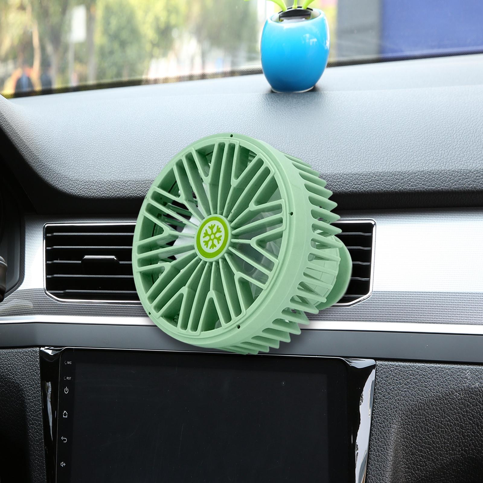 Vehicle Car Cooling Fan Vent Clip Fan 360 Rotation Firmly Installed Premium