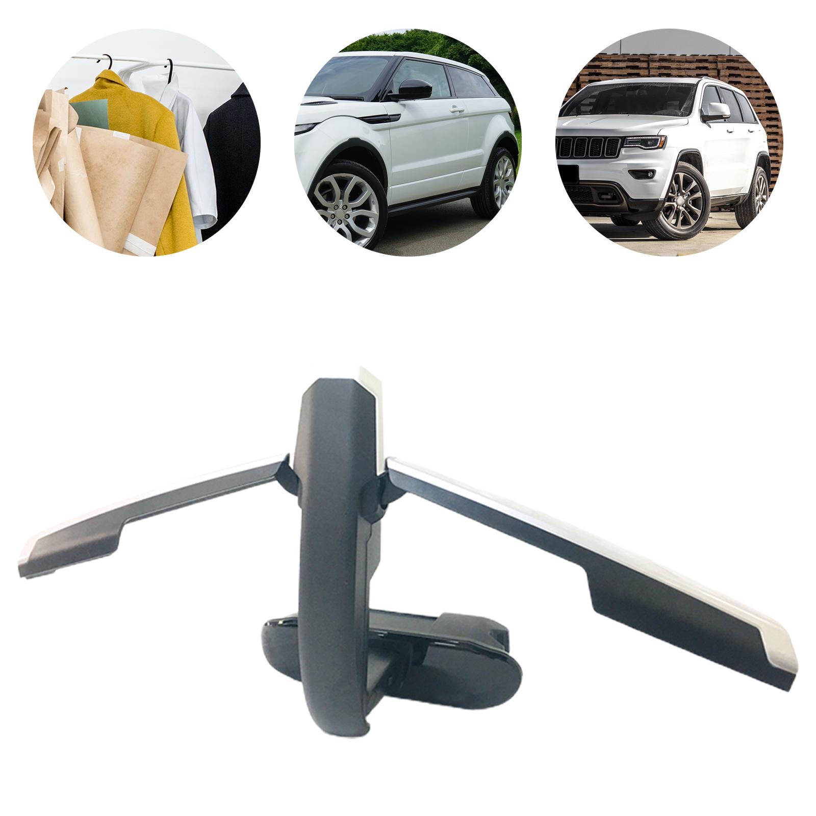 Car Seat Coat Hanger Automotive Accessories for Jackets Bags Travel Argent