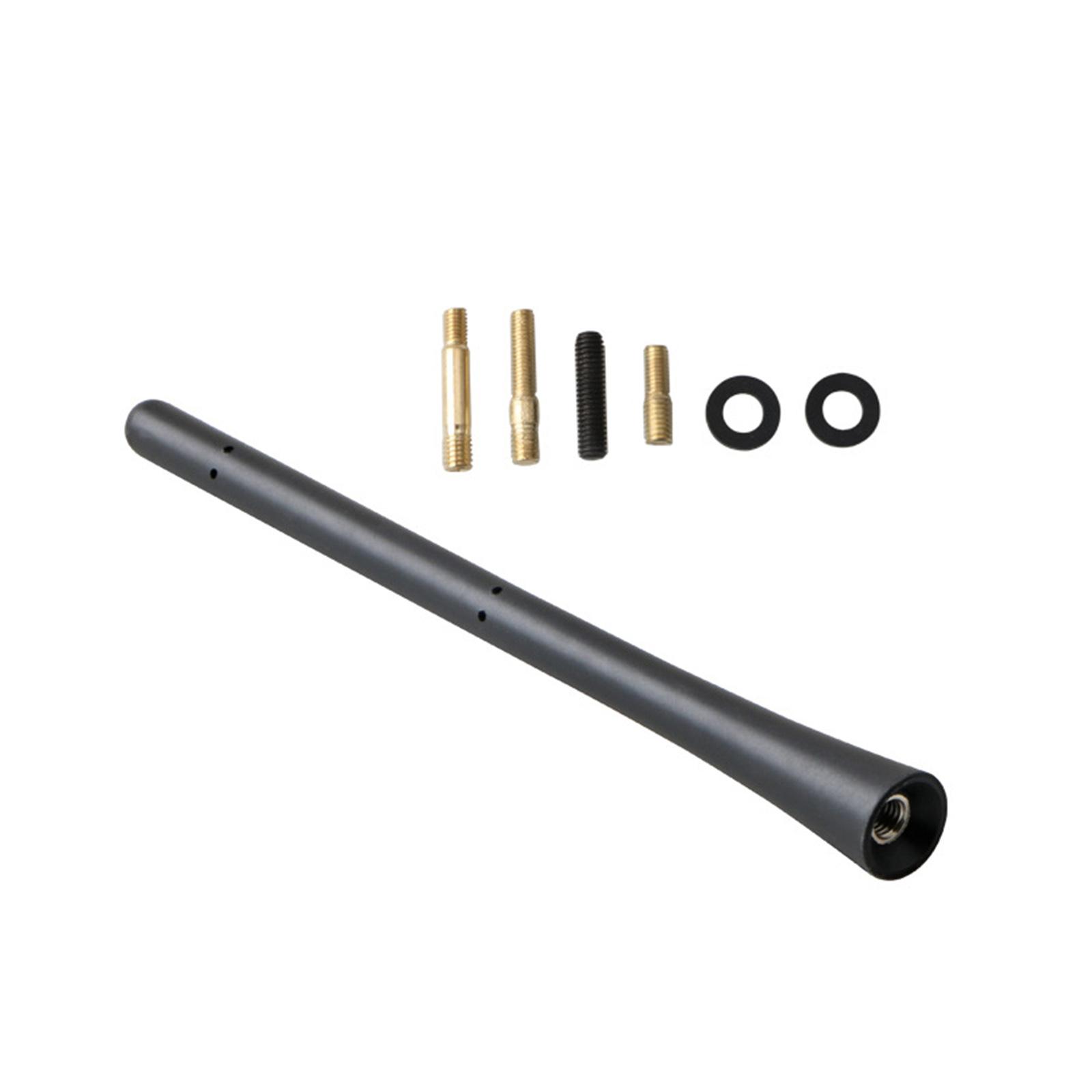 4xCar Radio Antenna Roof Fenders Mount Replacement Strong Signal Flexible Mast