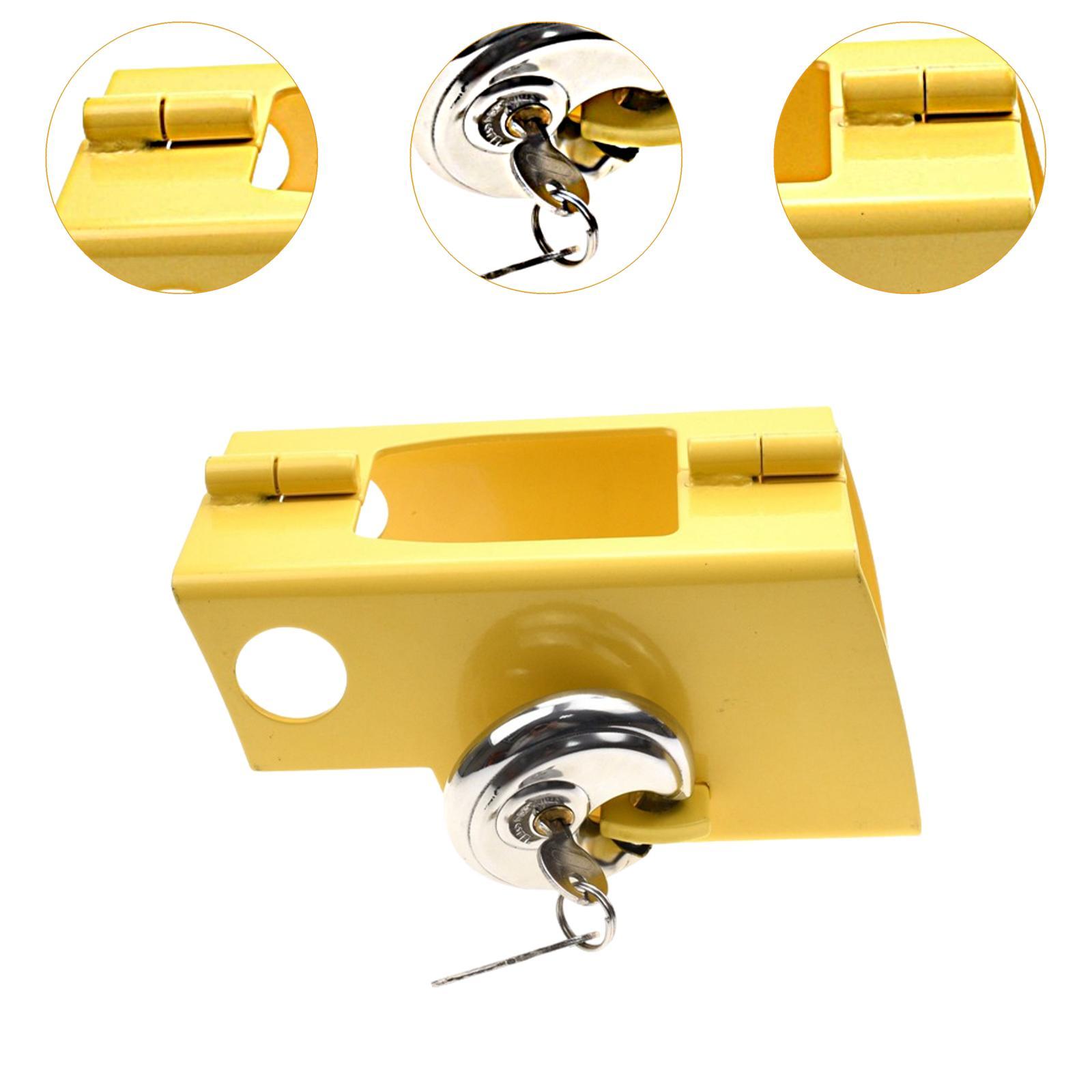 Trailer Coupler Lock Sturdy Antitheft Trailer Lock for Rvs Boats Travel