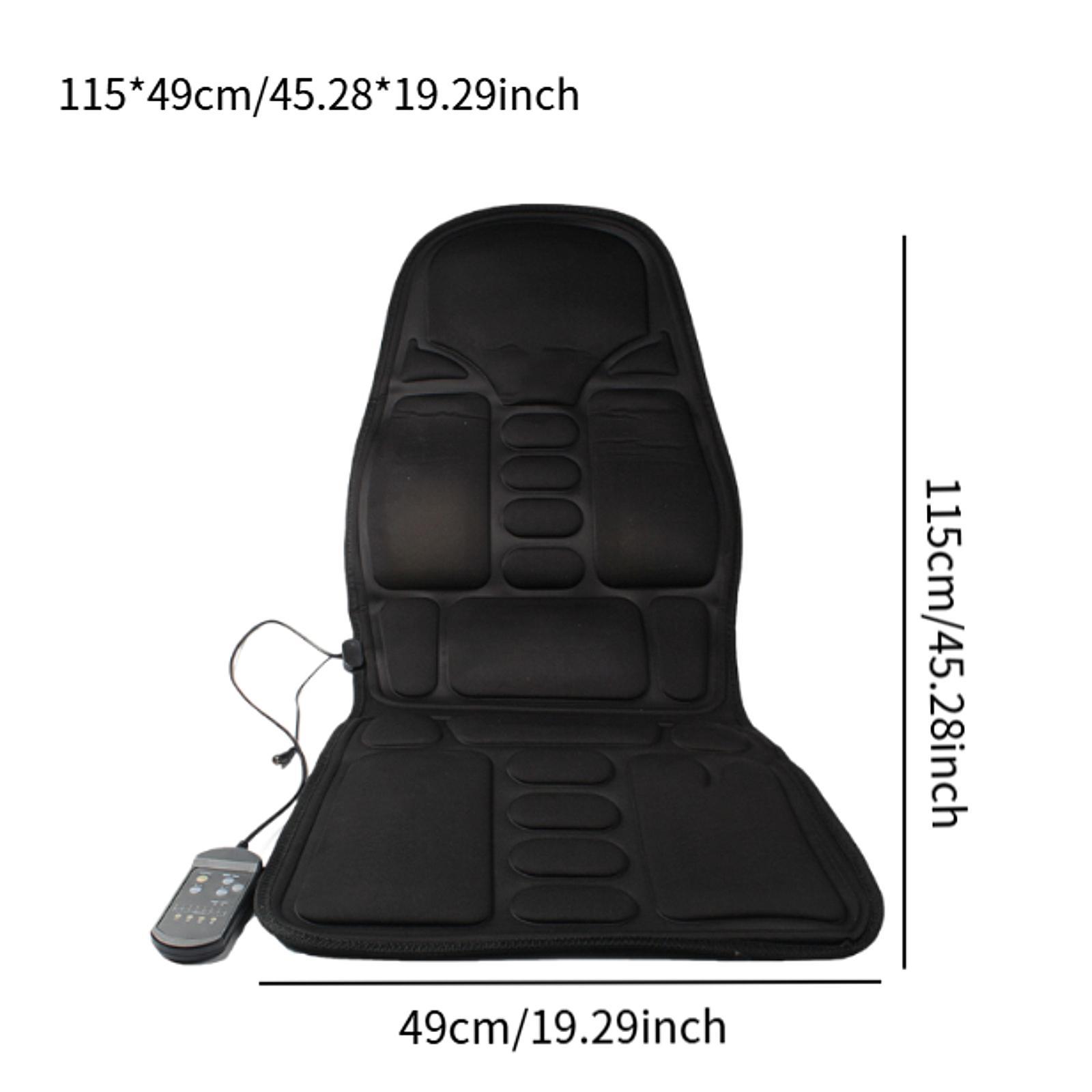 Vibration Massage Seat Cushion with Heat Electric Back Massage Chair Pad