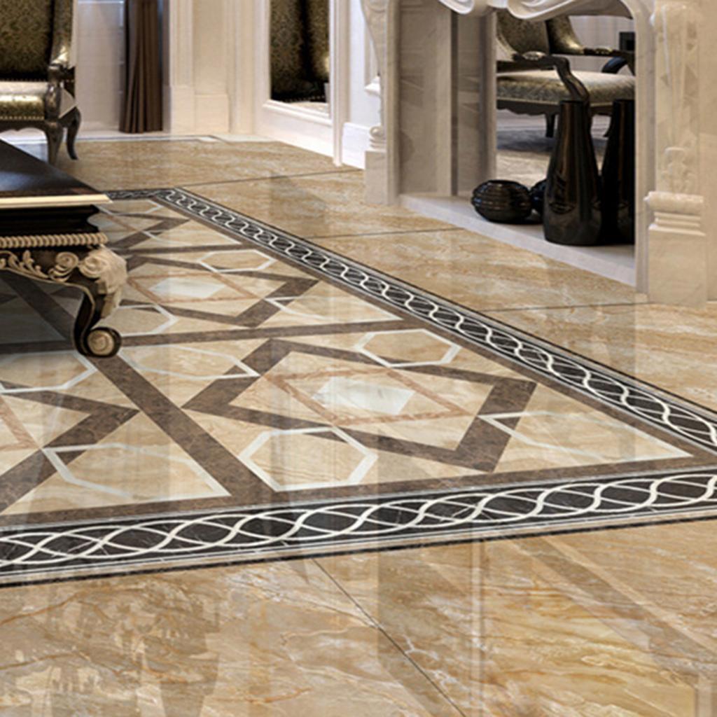 Waterproof Floor Tile Stickers Livingroom Imitation Marble