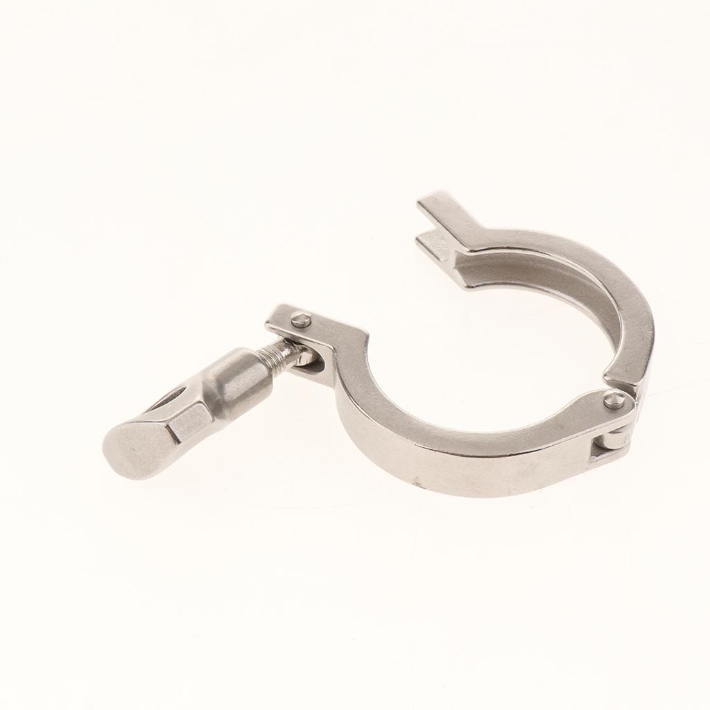 304 Stainless Steel Sanitary Fit Clamps Sanitary Chuck Multi Applied 50.5mm