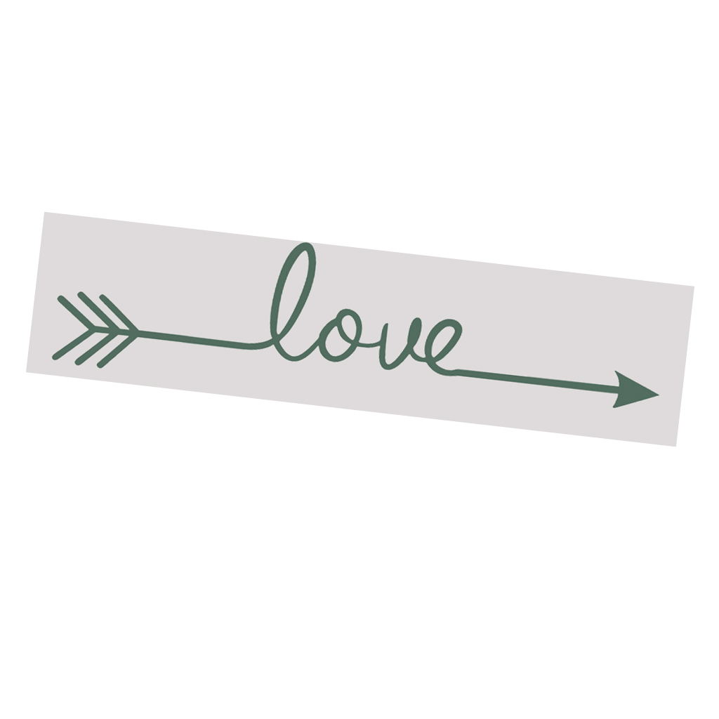 LOVE Wall Sticker Wallpaper Wedding Backdrop Sticker Mural Wall Poster Green