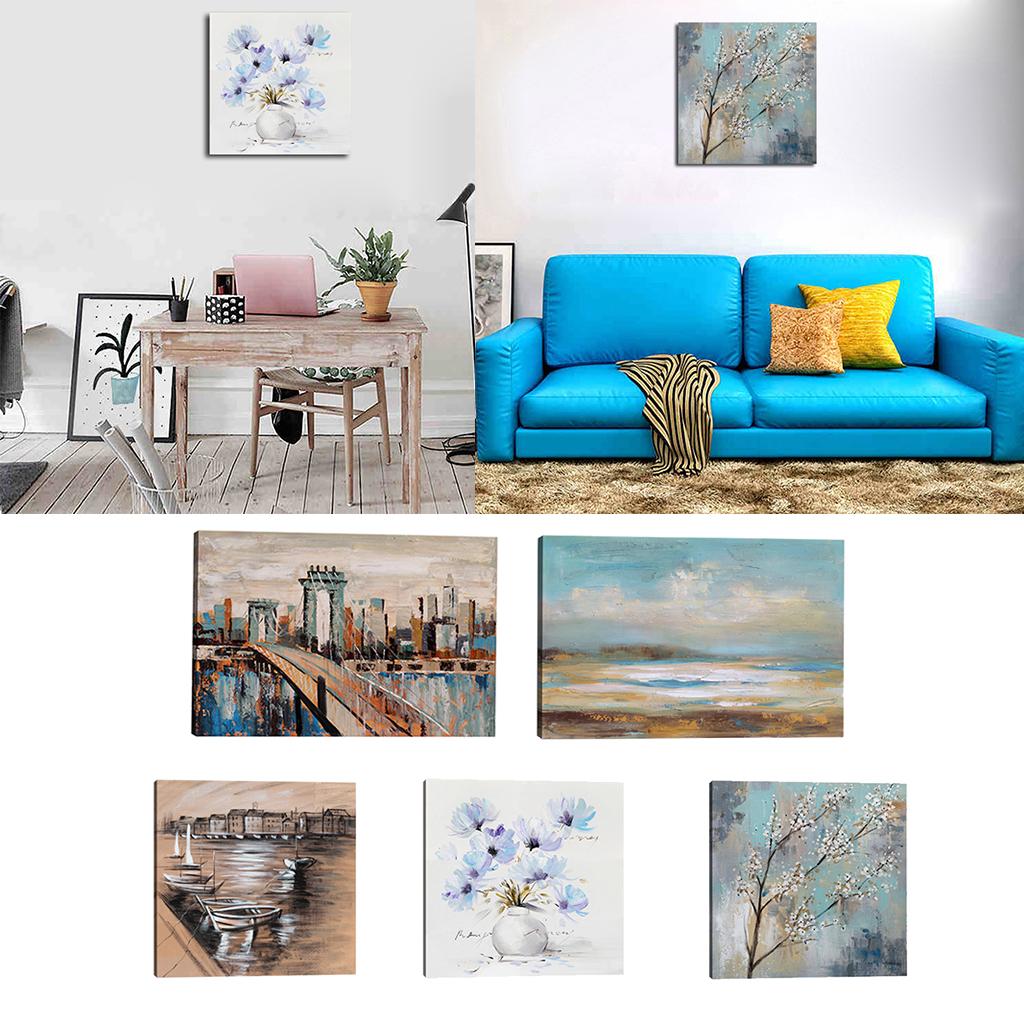 Frameless Oil Paintings Canvas Print Wall Art Picture for Home Office
