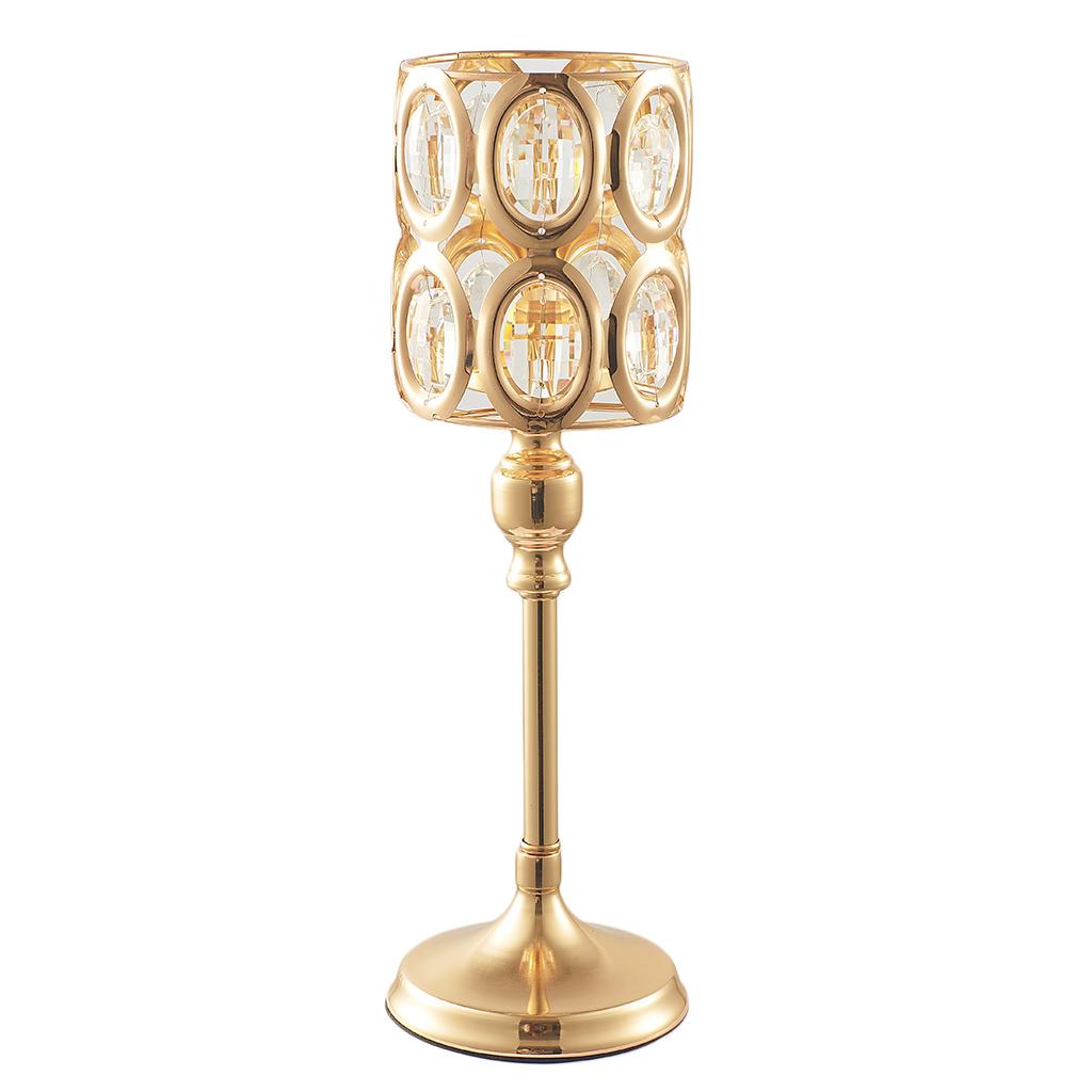 Nordic Style Pillar Candle Holder Mosaic Crystal Wedding Favor L