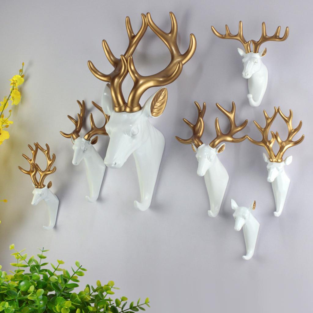 Animal Head Hanger Strong Sticking Wall Door Hanging Hook Hangers Blue