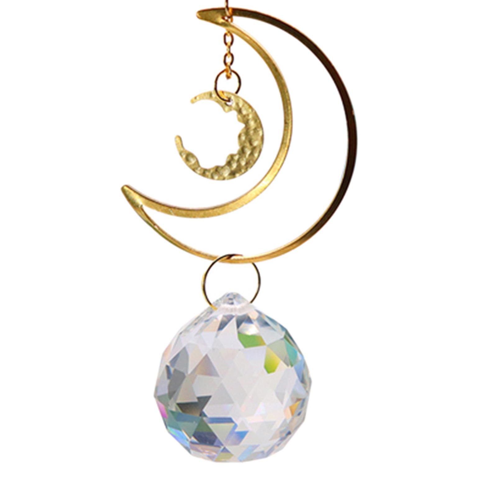 Crystal Prism Ball Feng Shui Pendants Hanging Rainbow Sun Catcher Style 1