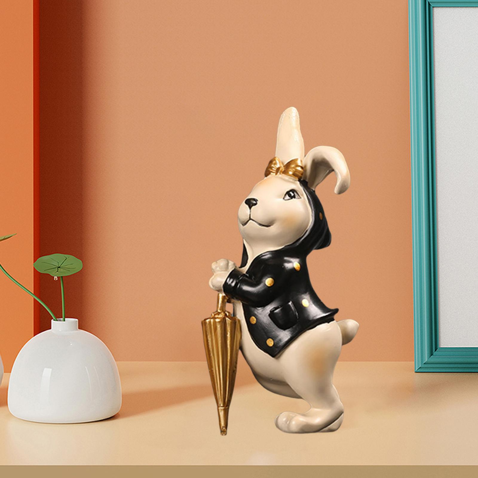 Rabbit Model Desktop Ornaments Gifts for Wedding Porch Friends Single Bunny 